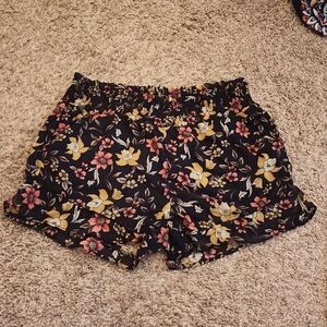Floral Print Shorts 